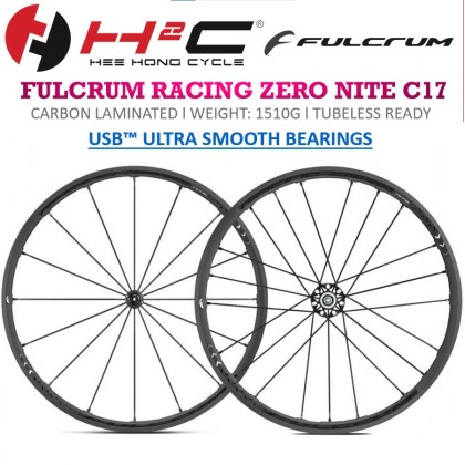 FULCRUM RACING ZERO NITE C17 RIM BRAKE WHEELSET